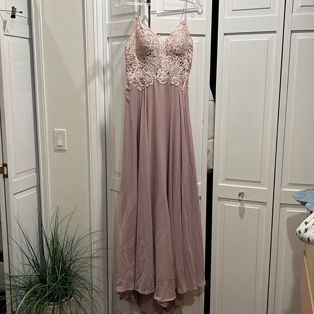 Lilac prom dress